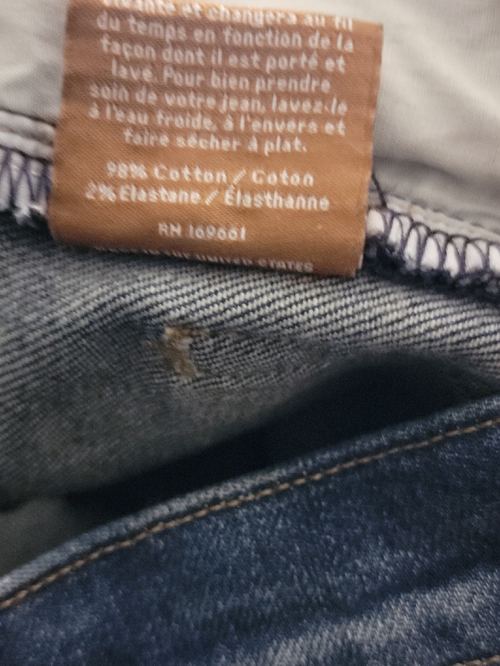 Jamie Haller The Crease Jean in Distressed Dark 27 - Picture 7 of 7